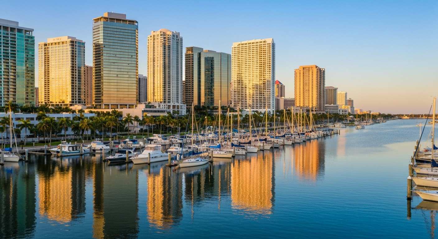 Sarasota waterfront skyline
